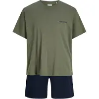 Jack & Jones Pyjama kort 'JACEVEREST' navy / riet