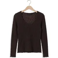 Copenhagen Muse Dames Blouses Cmbobbie-blouse - Bruin - Maat XL
