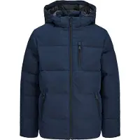 Jack & Jones Junior Winterjas 'JJEBECKS' donkerblauw