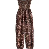 Next Jumpsuit beige / bruin / zwart
