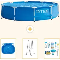 Intex Framezwembad, rond - 366x76 cm - 4-delig, model S22460