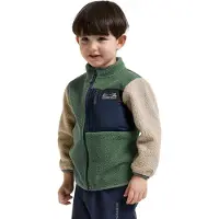 Didriksons Fleece Jas - Teddy - Luchtfoto - Strand Beige - - 110 - Fleece Jassen