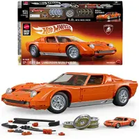 Hot Wheels Brick Shop Hot Wheels Premium Series 1:12 Lamborghini Miura Bouwspel 1523 Stukken