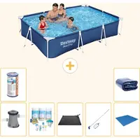 Bestway Steel Pro, rechthoekig zwembad - 300x201x66 cm - 8-delig - S21568