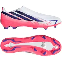Adidas F50 Hyperfast League Veterloze Gras Voetbalschoenen (FG) Wit Paars Roze