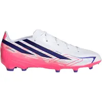 Adidas F50 Hyperfast League Gras Voetbalschoenen (FG) Kids Wit Paars Roze