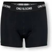 Only & Sons Junior Onderbroek 'OSJFITZ' zwart / wit