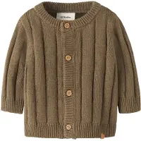 Lil´ Atelier Gebreid vest groen
