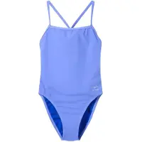 Speedo Solid V-back 2.0 Swimsuit Blauw 30 Vrouw