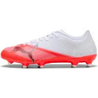 Puma Ultra 7 Play Gras / Kunstgras Voetbalschoenen (MG) Wit Felrood Zwart