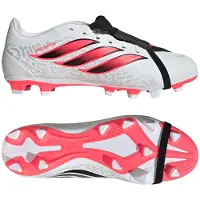 Adidas Predator Club FT Gras / Kunstgras Voetbalschoenen (MG) Wit Zwart Roze