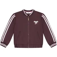Stains & Stories sweatvest - donkerrood Meisjes Polyester Ronde hals Meerkleurig - maat 98