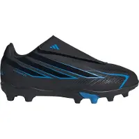 Adidas F50 Hyperfast Club Velcro Fg/mg C Junior Football Boots Zwart EU 30 1/2 Kinderen