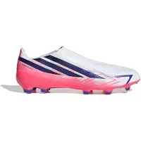 Adidas F50 Hyperfast League Veterloze Gras Voetbalschoenen (FG) Wit Paars Roze