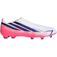 Adidas F50 Hyperfast League Veterloze Gras Voetbalschoenen (FG) Wit Paars Roze