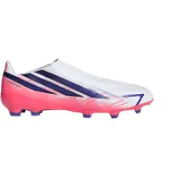 Adidas F50 Hyperfast League Veterloze Gras Voetbalschoenen (FG) Wit Paars Roze