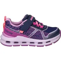 SKECHERS Sneakers 'GLIDE-STEP + - SPRINT LINES' navy / lila / pruim / framboos