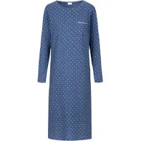 Mey Nachtjapon met lange mouwen Serie Polka Dreams Midnight Dust | Maat 38
