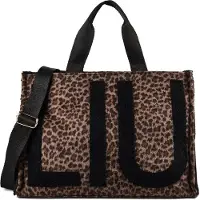 Liu Jo Dames Grote Tote Tas met bruine Dierenprint (OSFA), Casual, Polyester 2F6037-T6089