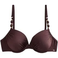 Next Bikinitop donkerbruin / goud