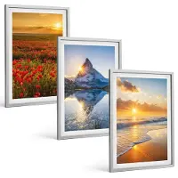 Tulup 4-Delige Schilderij Set - Berg- en kustlandschappen met zonsondergang - 40 x 60 cm - Wanddecoratie - Woonkamer Decoratie - Muurdecoratie