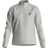 Compressport - Trail / Running kleding - Aura Windproof Jacket M Gray Violet voor Heren van Gerecycled Polyester - Maat L - Grijs