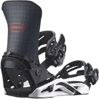 Salomon Snowboard - Snowboard bindingen - District Black & White voor Unisex van Nylon - Maat 43 - 47 - Zwart
