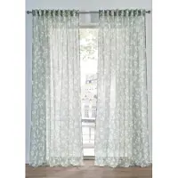 Bonprix Transparant gordijn met bloemenprint (1 stuk) maat H/B: 175/140 cm