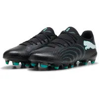 Puma Future 9 Play Gras / Kunstgras Voetbalschoenen (MG) Zwart Intense Mint Wit