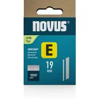 Novus 044-0090 Nagels voor tacker Type J Afmeting, lengte 19 mm 1000 stuk(s)