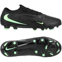 Nike Phantom 6 Low Pro Gras Voetbalschoenen (FG) Zwart Felgroen
