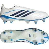 Adidas Copa Pure IV Elite Veterloze IJzeren-Nop Voetbalschoenen (SG) Wit Blauw Donkerblauw