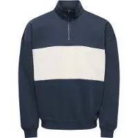 Only & Sons Sweatshirt 'ONSCERES' marine / natuurwit