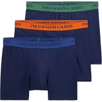 Ralph Lauren Boxershorts blauw / navy / smaragd / donkeroranje