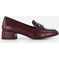 Tamaris Instrappers Met Hak bordeauxrood Maat 39