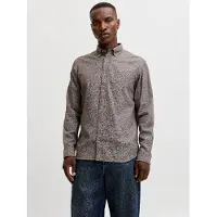 Jack & jones Overhemd 'JPRBLUHarvey' bruin gemêleerd