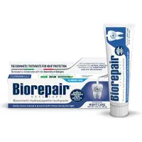 Biorepair Intensive Night Care Tandpasta – Hydroxyapatiet & Xylitol – Fluoridevrij – Met Zinc PCA – Voor Nachtelijke Mondverzorging – 100 g – Made in Italy