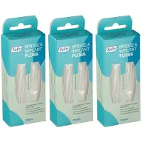 Tepe Bridge & Implant Floss 3x30 St Flosdraad