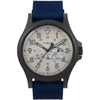 Timex Peanuts Expedition Acadia TW2Y84700 Horloge - Siliconen - Blauw - Ø 40 mm