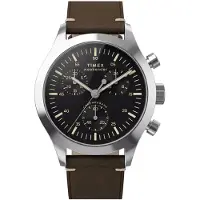 Timex Weekender New England TW2Y85200 Horloge - Leer - Bruin - Ø 40 mm