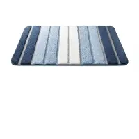 Tyr Antislip Douchemat - Waterabsorberend - Antislip Zachte Badmat - Blauw - 60cm x 40cm x 2cm