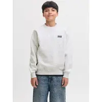Jack & jones Junior Sweatshirt 'JJEColton' lichtgrijs