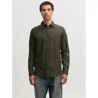 Jack & Jones Field Melange Overhemd Met Lange Mouwen