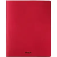 Brepols bureau agenda 2027 - OPTIVISION LARGE [0.117] - VELUTO - Bureau agenda - 1 week op 2 pagina's - Weekoverzicht - Gespiraleerd - Rood - 17.1 x 22 cm