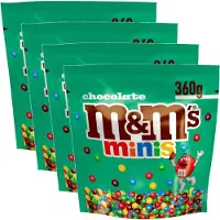 M&M's Chocolate Minis - Multipack - Melk Chocolade Snoepjes - 1440g (4x360g)