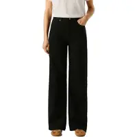 Pepe Jeans Dames Jeans Straight Lexa zwart (27/32), Casual, Katoen, Denim PL20510819NB