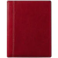 Brepols bureau agenda 2027 - OPTIVISION LARGE [0.117] - PALERMO - Bureau agenda - 1 week op 2 pagina's - Weekoverzicht - Gespiraleerd - Rood - 17.1 x 22 cm