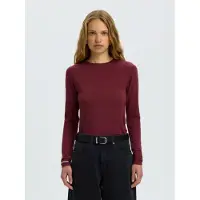 Selected Shirt 'SLFMANJA' wijnrood