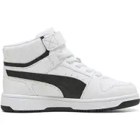 Puma Rebound Slam Mid sneakers - wit/zwart Jongens/Meisjes Imitatieleer - maat 32