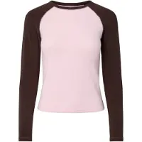 Pieces Pcannalina Top Met Lange Mouwen Dames Roze XS